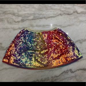 EUC Multicolored Sequins Girls Skirt